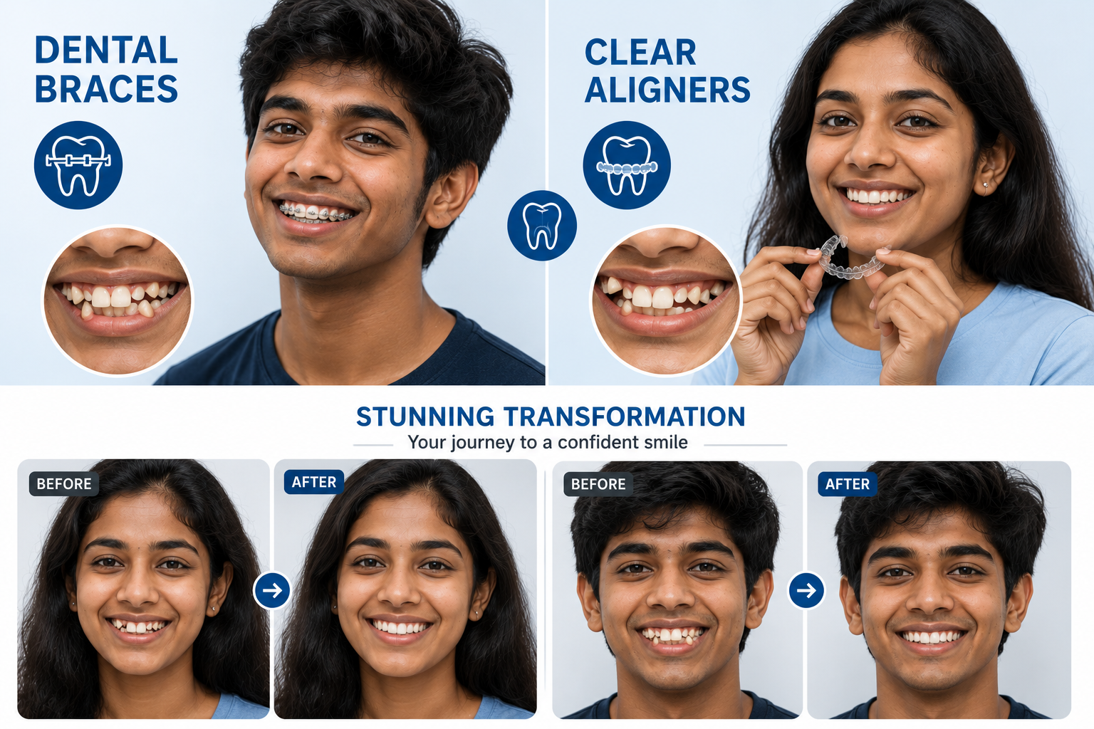 Braces and orthodontic treatment